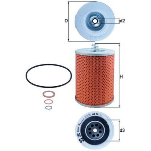 Õlifilter KNECHT OX 71D