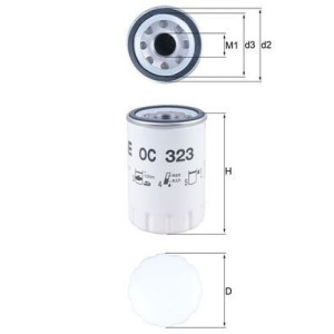 Õlifilter MAHLE OC 323