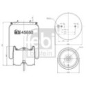 Bellow, air suspension FEBI BILSTEIN 45660