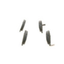 Brake Pad Set, disc brake BOSCH 0 986 494 187