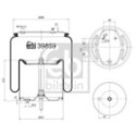 Кожух пневматической рессоры FEBI BILSTEIN 39859
