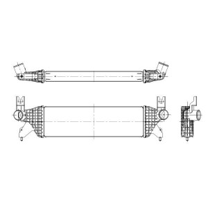 Kompressoriõhu radiaator NRF 309116