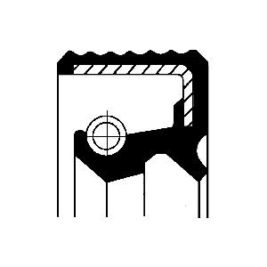 Shaft Seal, manual transmission CORTECO 07016380B