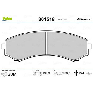 Jarrupala, levyjarru VALEO 301518