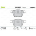 Brake Pad Set, disc brake VALEO 301657