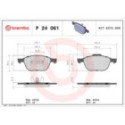 Комплект тормозных колодок, дисковый тормоз BREMBO P 24 061X
