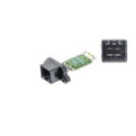Resistor, interior blower MAHLE ABR 105 000P