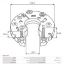 Rectifier, alternator AS-PL ARC2016
