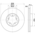 Brake Disc HELLA 8DD 355 113-281