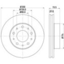Brake Disc HELLA 8DD 355 125-261