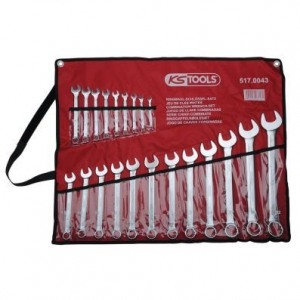 Spanner Set, ring / open ended KS TOOLS 517.0043