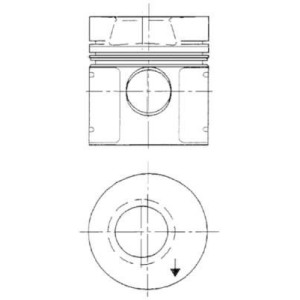 Piston KOLBENSCHMIDT 93951600