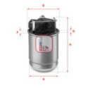 Kütusefilter SOFIMA S 5517 GC