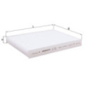 Filter, cabin air KNECHT LA 1614