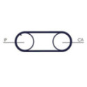 Timing Belt CONTINENTAL CTAM CT645