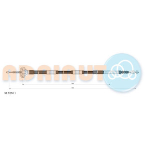 Cable Pull, parking brake ADRIAUTO 52.0206.1