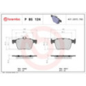Piduriklotsi komplekt,ketaspidur BREMBO P 85 124