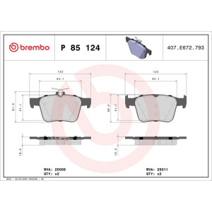 Jarrupala, levyjarru BREMBO P 85 124