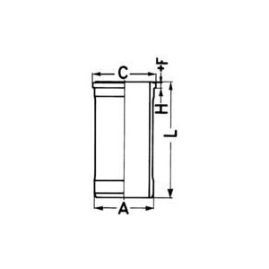 Cylinder Liner KOLBENSCHMIDT 88850110