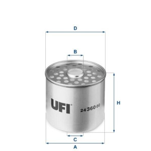Polttoainesuodatin UFI 24.360.00