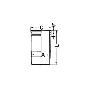 Silindrihülss KOLBENSCHMIDT 89389110