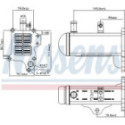 Cooler, exhaust gas recirculation NISSENS 989425