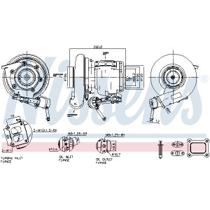Kompressor,ülelaadimine NISSENS 93619