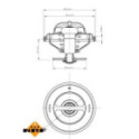 Thermostat, coolant NRF 725217