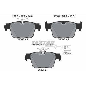 Jarrupala, levyjarru TEXTAR 2620603