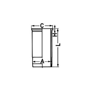 Silindrihülss KOLBENSCHMIDT 89816110