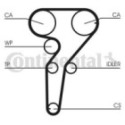 Vesipumppu + jakohihnasarja CONTINENTAL CTAM CT877WP1