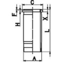 Cylinder Liner KOLBENSCHMIDT 89861110