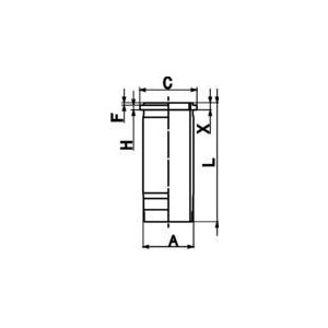 Cylinder Liner KOLBENSCHMIDT 89861110