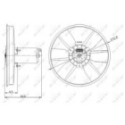 Ventilaator,mootorijahutus NRF 47401