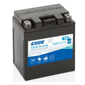 Стартерная аккумуляторная батарея EXIDE AGM12-14