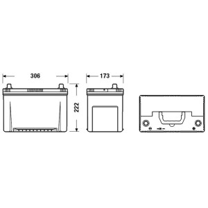 Starter Battery EXIDE EA954