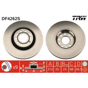 Piduriketas TRW DF4262S