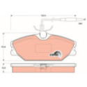 Brake Pad Set, disc brake TRW GDB1030