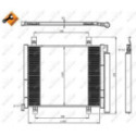 Condenser, air conditioning NRF 350045