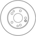 Jarrulevy TRW DF2814