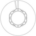 Piduriketas TRW DF4144S