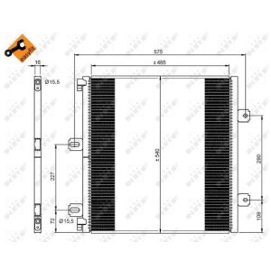 Конденсатор, кондиционер NRF 35901