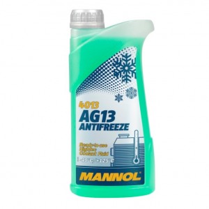 Jahutusvedelik MANNOL AG13 Antifreeze -40°C 1L, tosool roheline