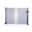 Radiator, engine cooling NISSENS 68091