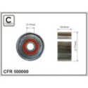 Deflection/Guide Pulley, V-ribbed belt CAFFARO 500000
