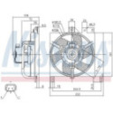 Fan, engine cooling NISSENS 85765
