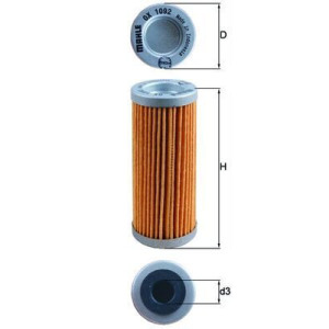 Õlifilter MAHLE OX 1092