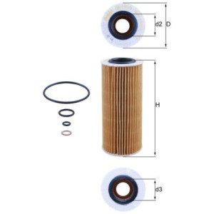 Oil Filter MAHLE OX 177/3D