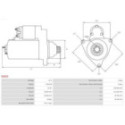 Starter AS-PL S0025