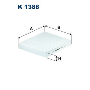 Фильтр, воздух во внутренном пространстве FILTRON K 1388
